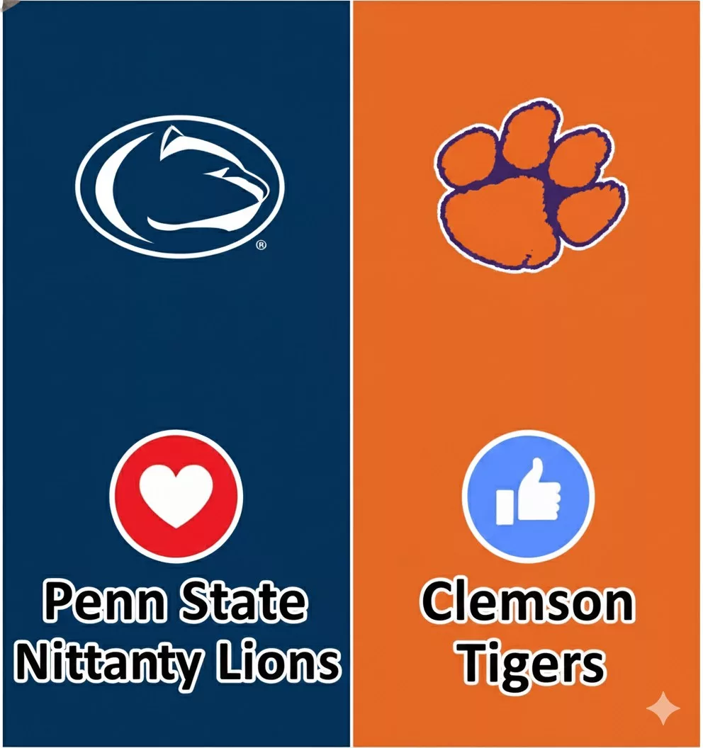 🚨 NEW KICKOFF TIME: The Penn State Nittany Lions vs. Clemson Tigers game at the Orange Bowl has been unexpectedly rescheduled — here’s what just changed 👇