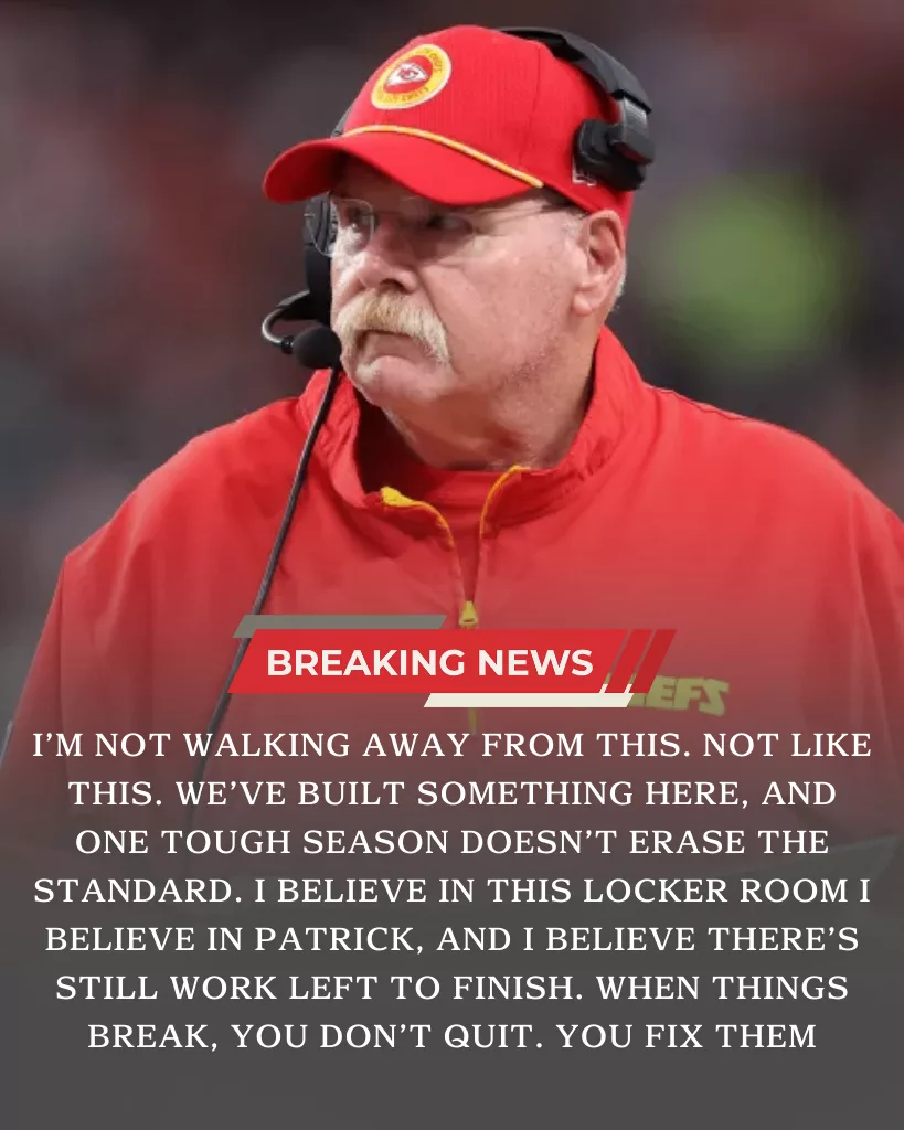 BREAKING NEWS: Andy Reid Shuts Down Retirement Whispers as the Kansas City Chiefs Send a Clear Message