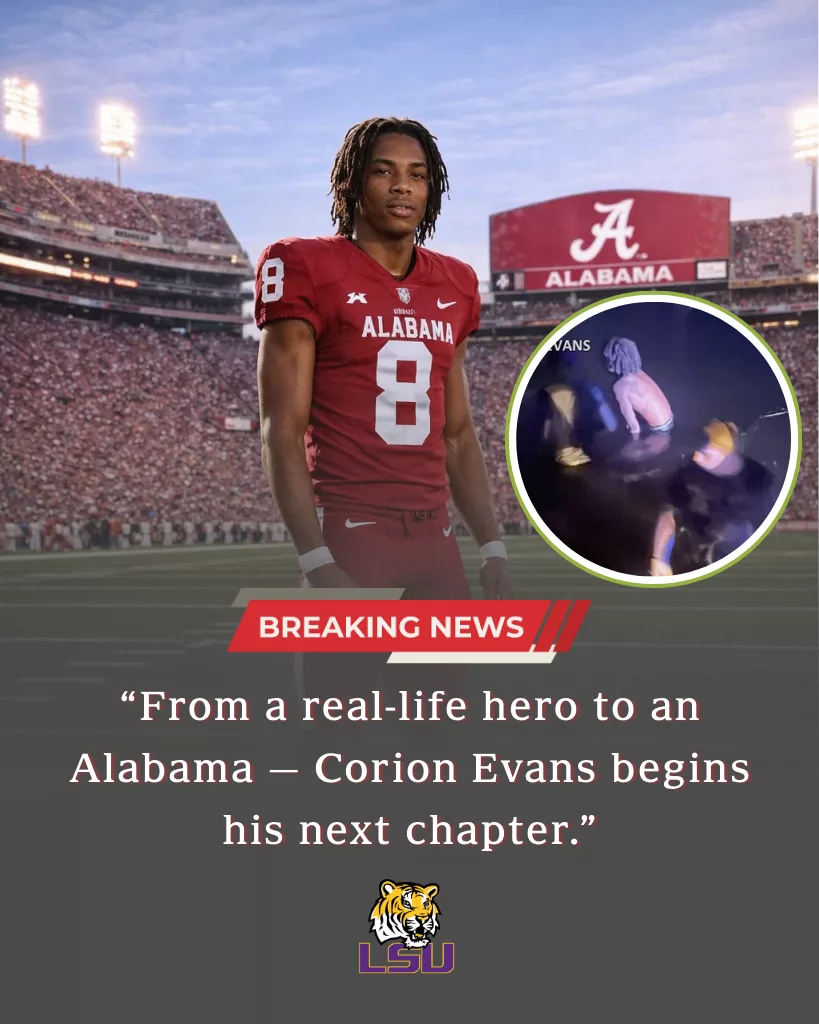 Corion Evans Commits to the Alabama, Bringing Courage and Character to the NFL