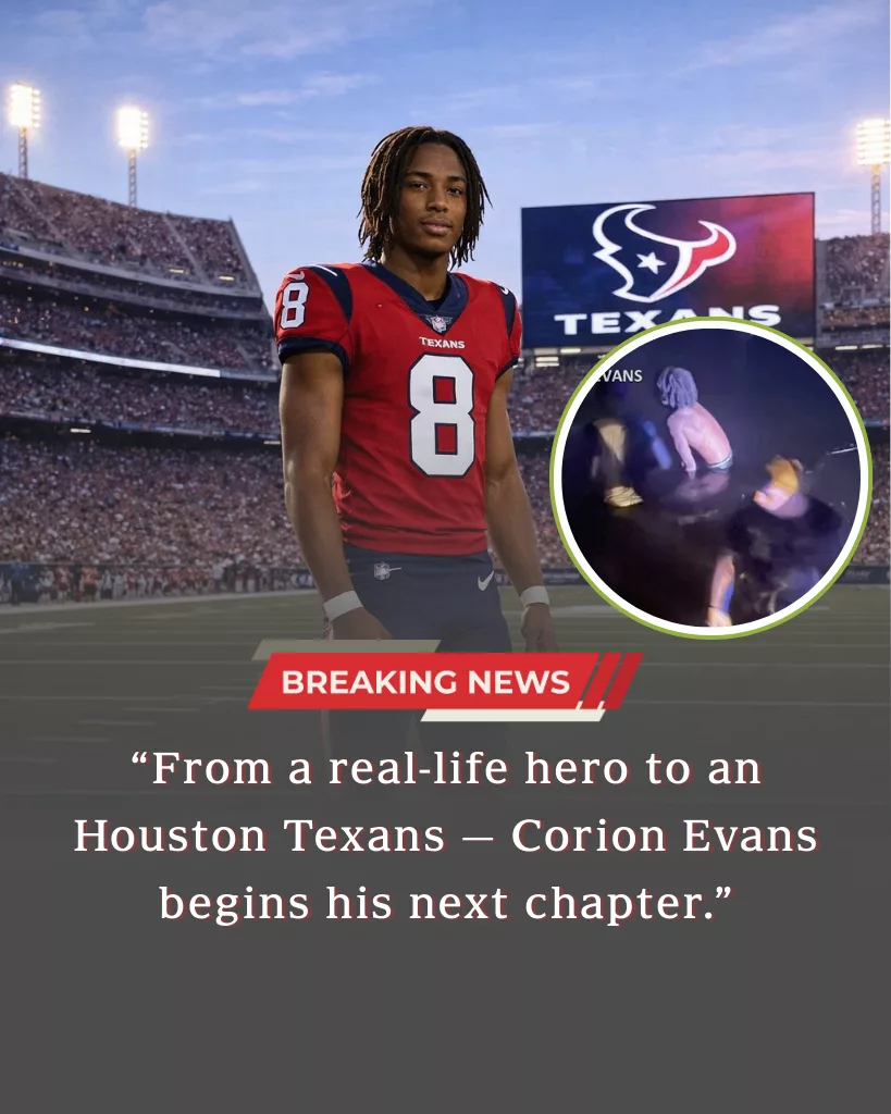 Corion Evans Commits to the Houston Texans, Bringing Courage and Character to the NFL