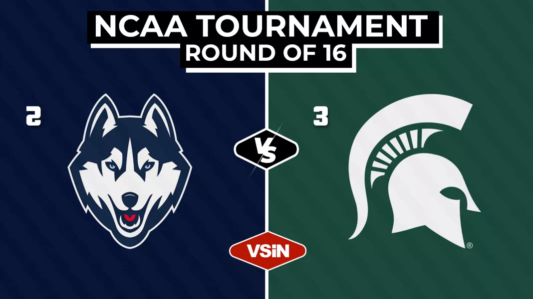 UConn and Michigan State Shift to Primetime for High-Stakes Sweet 8 Battle
