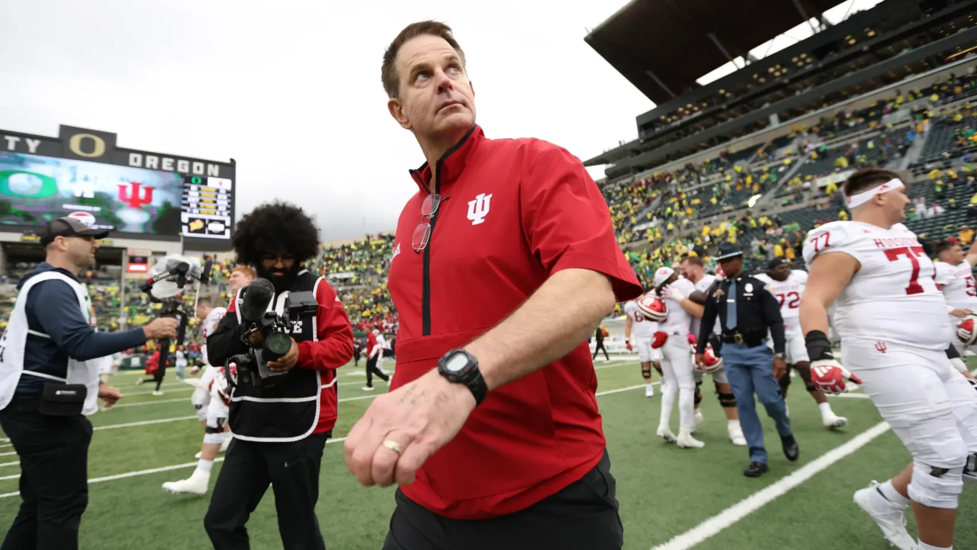 Indiana Hoosiers head coach Curt Cignetti has shocked the college football world by suspending three veteran star players