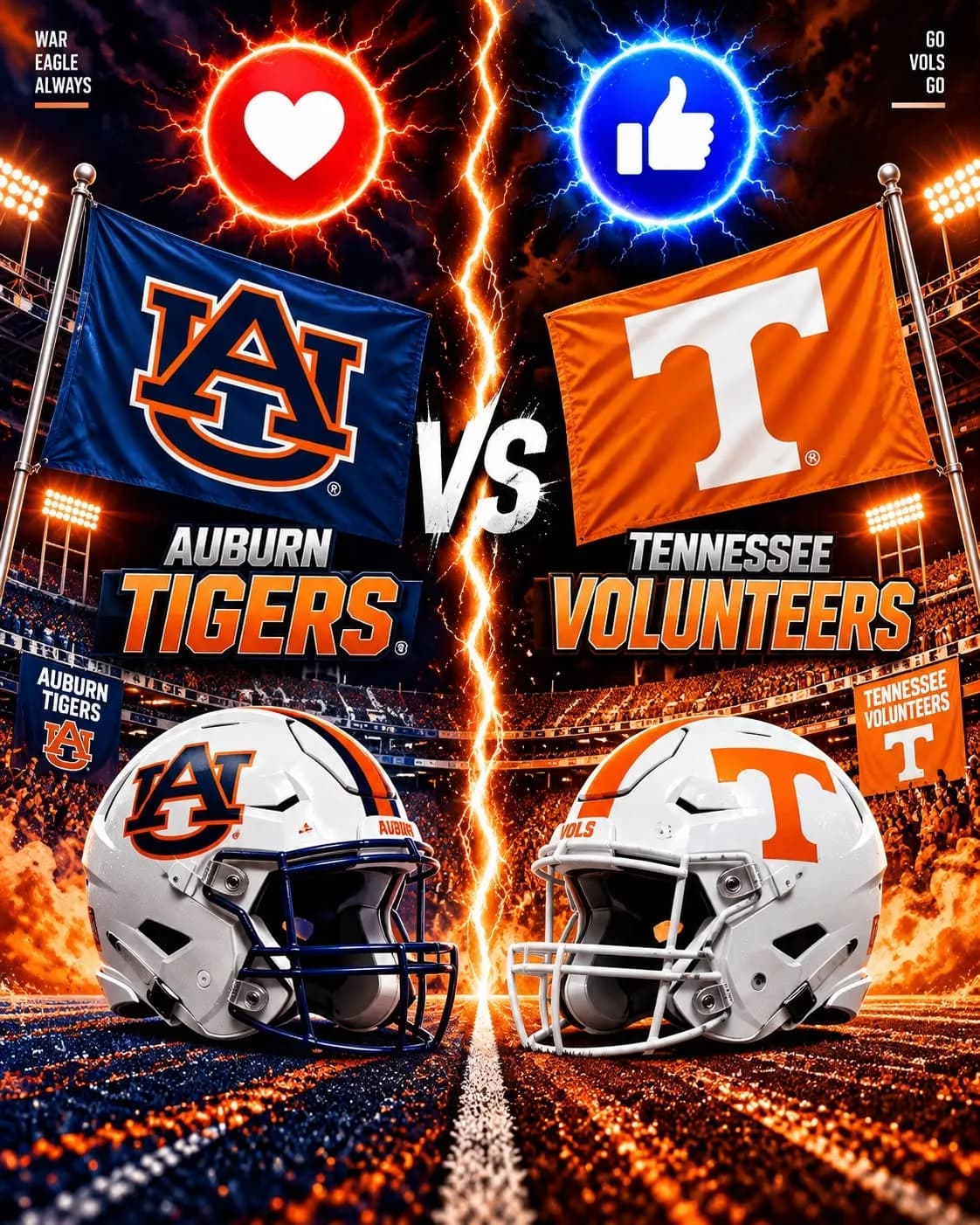 🚨 MATCH REORDERED: No. 17 Tennessee Volunteers vs. Auburn Tigers College Football Game Rescheduled — Important Information Below