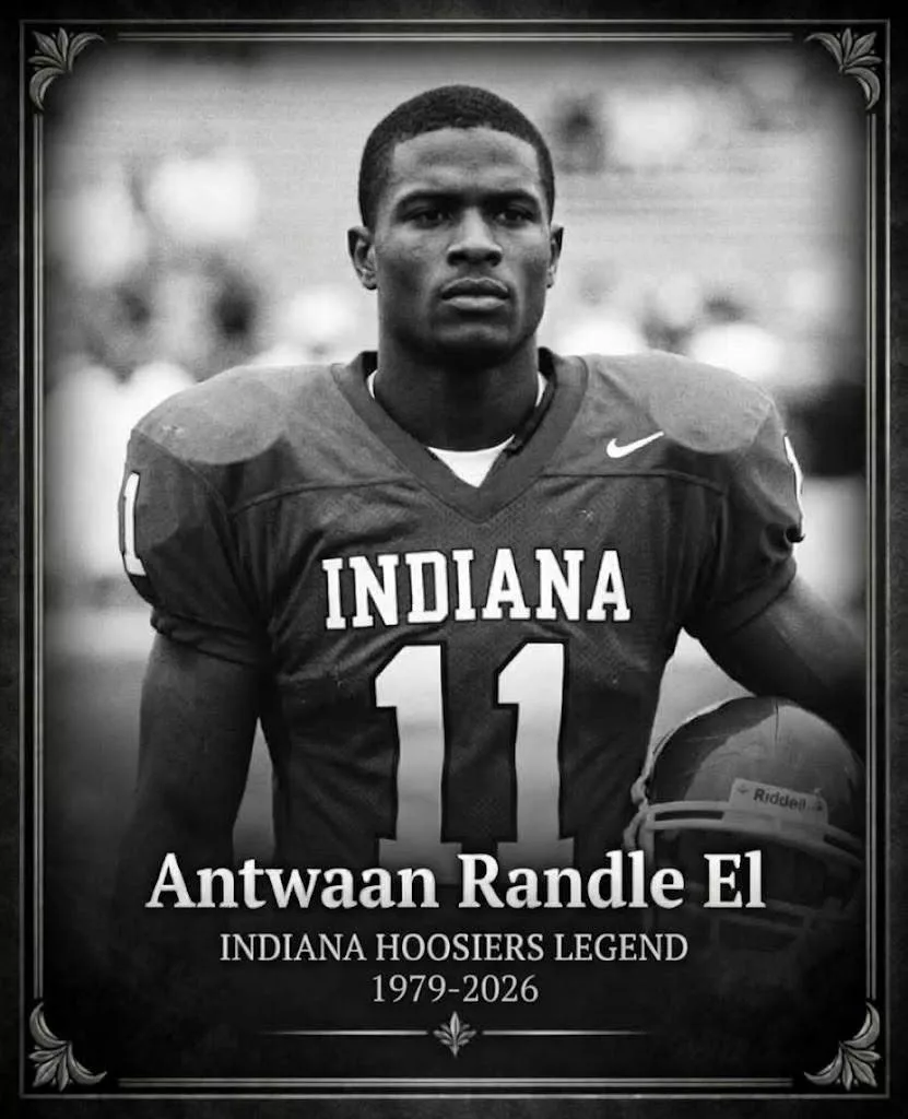 🚨 BREAKING: Indiana Hoosiers Legend and Former NFL Star Antwaan Randle El Has Tragically D.i.ed