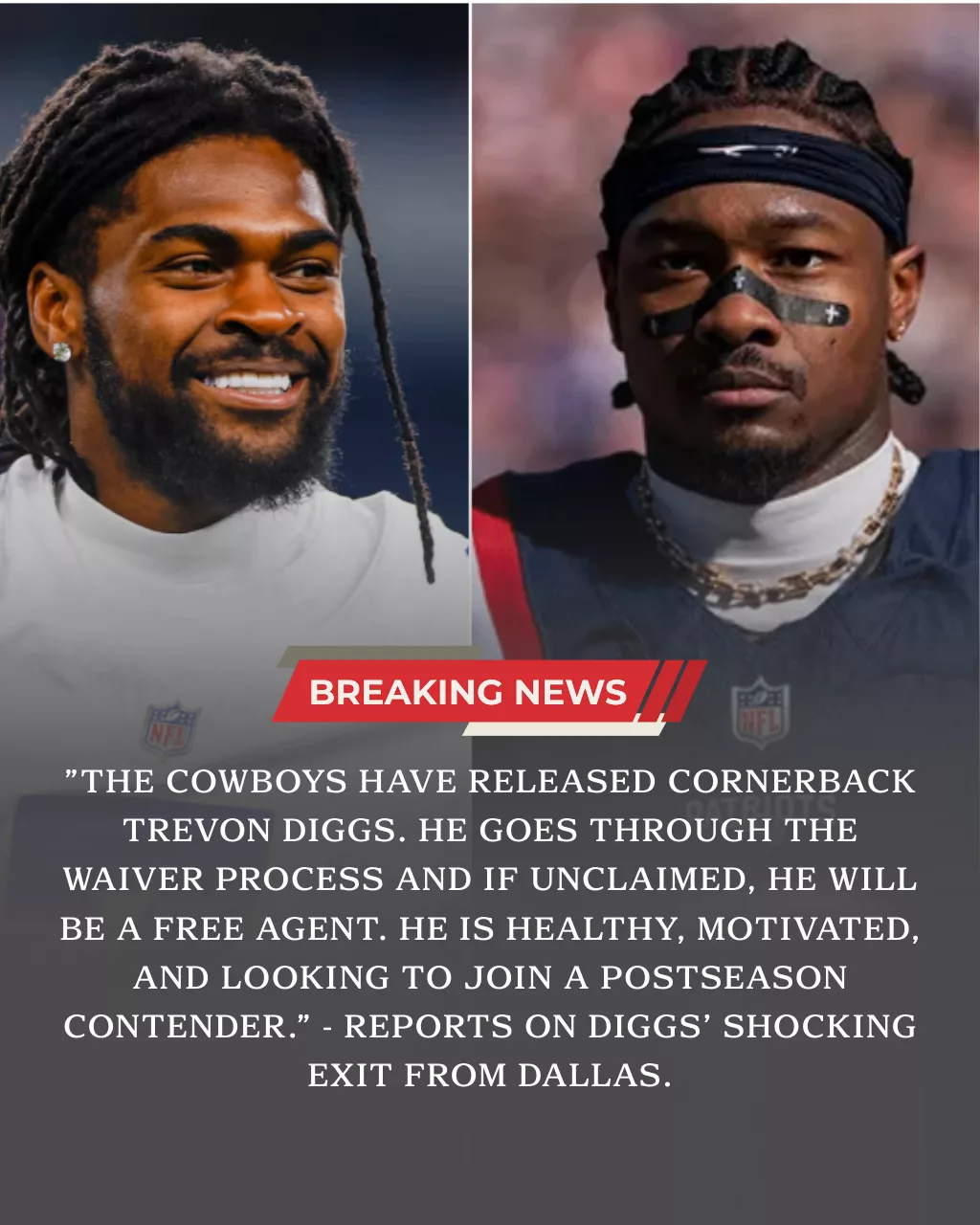 The Star Falls in Dallas: Why Jerry Jones Cut Trevon Diggs—and the Looming "Diggs Duo" in New England