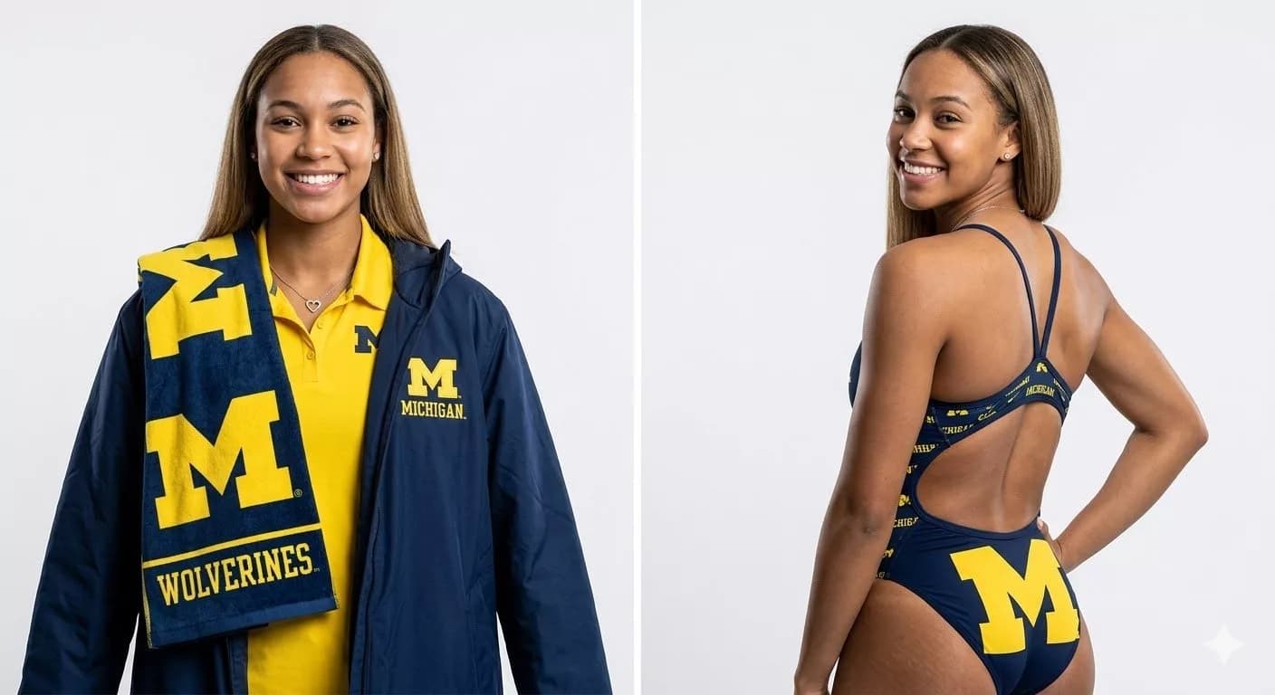 Michigan Swimmer Shocks the World as "X" Photoshoot Surpasses 7 Million Views