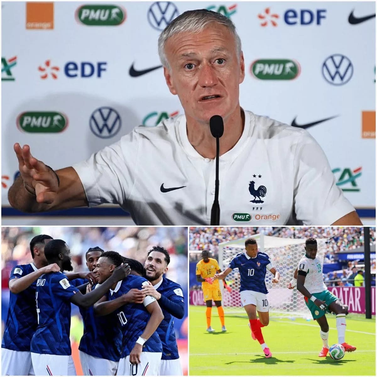 DERNIÈRE MINUTE : Après la victoire convaincante de la France 3–1 contre le Sénégal lors de son premier match de la Coupe du Monde de la FIFA 2026, le sélectionneur Didier Deschamps a livré un message d’après-match puissant et émouvant qui a immédiatement résonné dans toute la communauté du football français.