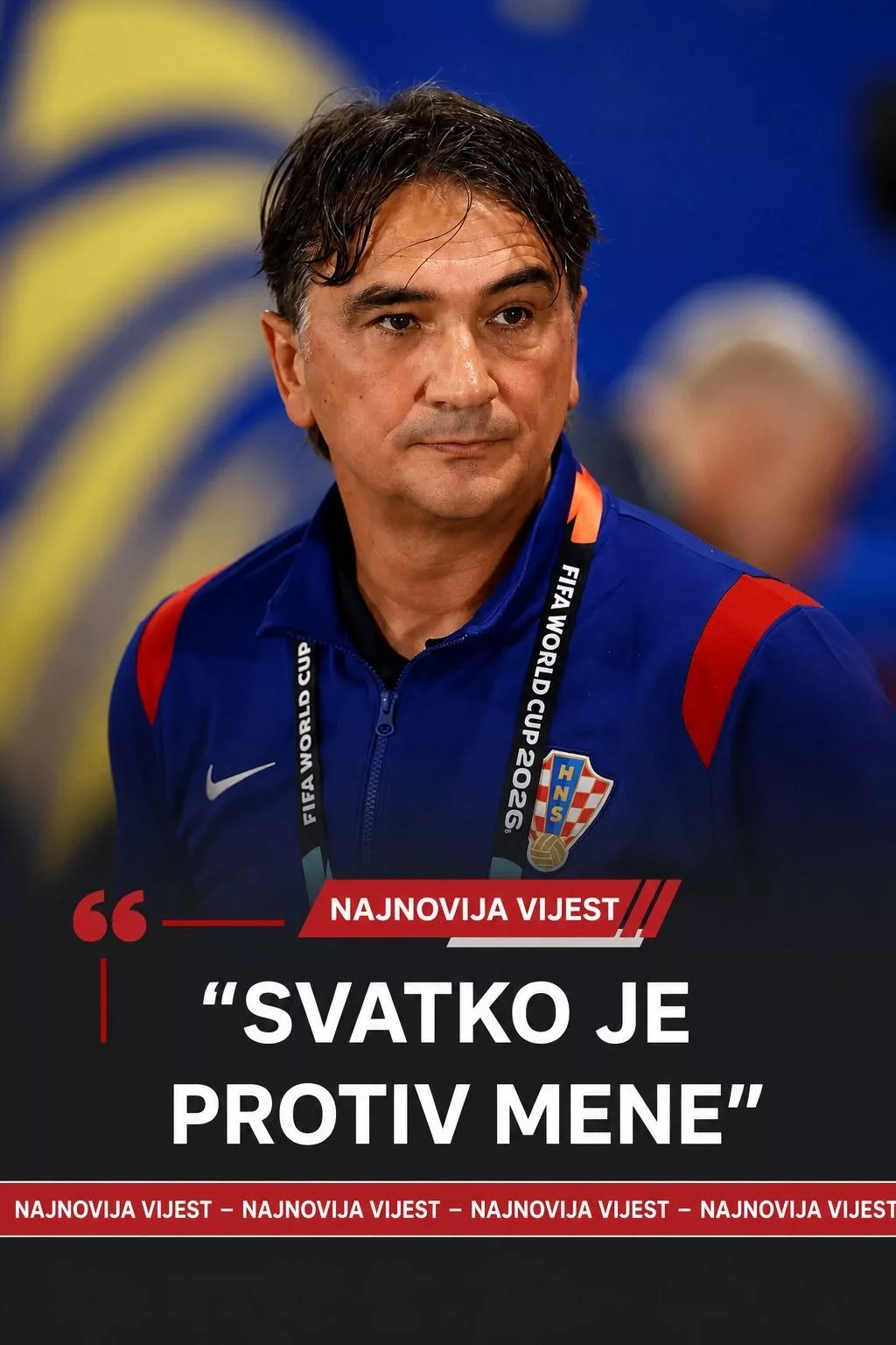 UDARNA VIJEST: "Svi se okreću protiv mene" — izbornik hrvatske nogometne reprezentacije Zlatko Dalić zaplakao je tijekom šokantne izjave o sve većem pritisku koji okružuje nacionalnu momčad...