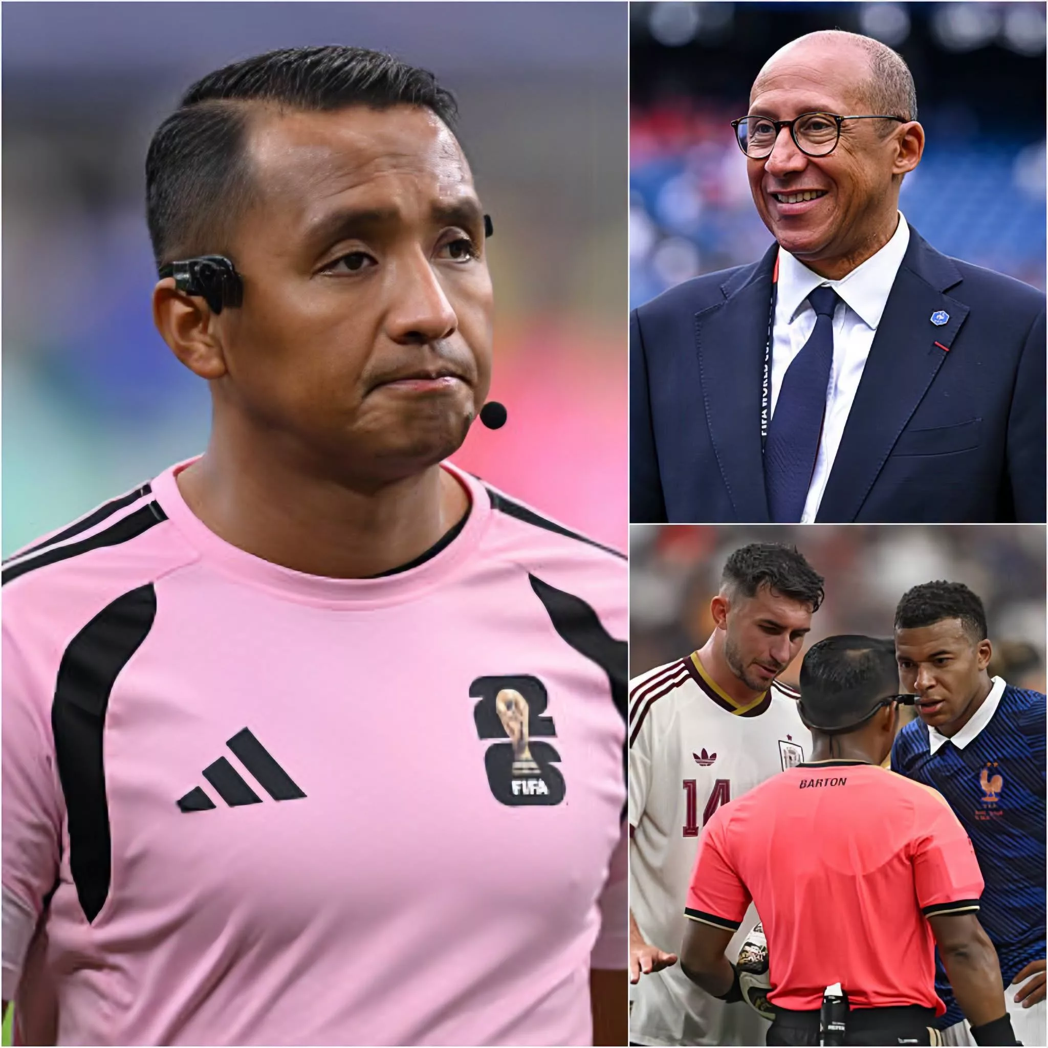 « JE REGRETTE SINCÈREMENT MES DÉCISIONS ! » L'arbitre Iván Barton aurait présenté ses excuses après les décisions controversées prises lors de la demi-finale remportée 2-0 par l'Espagne face à la France, reconnaissant que plusieurs de ses choix ont provoqué une immense polémique. Cependant,