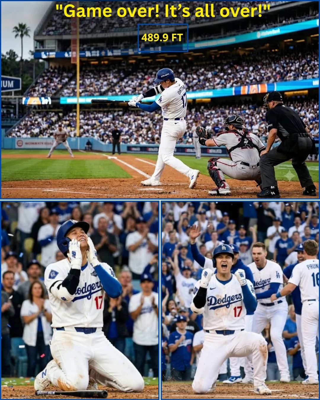 EQ "BANG!" – The Sound of the Bat Echoes and Ohtani's 489.9 FT Masterpiece Makes the Entire Stadium Explode!