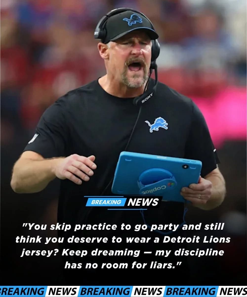 BREAKING: Detroit Lions in Turmoil After Coach Dan Campbell Suspends Two Star Players